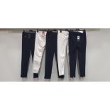 5 PIECE MIXED BRAND NEW PANTS LOT CONTAINING 3 X JOSEPH RILKOFF PANTS AND 2 X LUISA CERANO JEANS ALL