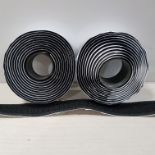 APPROX 450 X PACK OF 2 BRAND NEW HOOK AND LOOP VELCRO TAPE - SELF ADHEASIVE ( 2 CM X 1. 8 M ) - IN 1