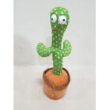 45 X BRAND NEW PACK OF 2 SINGING AND DANCING PLUSH CACTUS - RECORDING FUNCTION - 120 ENGLISH SONGS -