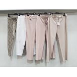 5 PIECE MIXED BRAND NEW PANTS LOT CONTAINING 2 X ANIA SCHIERHOLT PANTS, 2 X JOSEPH RILKOFF PANTS AND
