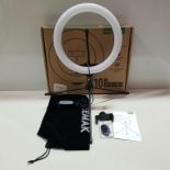 15 X BRAND NEW JEEMAK PC50 10 INCH RING LIGHT WITH TABLETOP 360 DEGREE ROTATABLE STAND AND PHONE