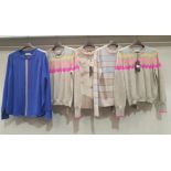 5 PIECE MIXED BRAND NEW CLOTHING LOT CONTAINING 2 X KINROSS CASHMERE BLOUSES AND 3 X &ISLA BLOUSES