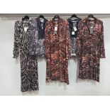 5 PIECE MIXED BRAND NEW CLOTHING LOT CONTAINING 5 X CHARLOTTE SPARRE DRESSES/SHIRTS IN VARIOUS