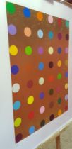 DAMIEN HIRST SIGNED PRINT TITLED 'CARVACROL (WITH BRONZE GLITTER)' SCREENPRINT WITH DIAMOND DUST