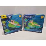 12 X BRAND NEW BESTWAY SUPER SPRAWLER LARGE SWIMMING POOL FLOAT SIZE 74 INCH X 45.5 INCH