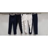 5 PIECE MIXED BRAND NEW PANTS LOT CONTAINING 2 X JOSEPH RILKOFF PANTS, 2 X LUISA CERANO PANTS AND