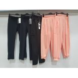5 PIECE MIXED BRAND NEW PANTS LOT CONTAINING 3 X ANIA SCHIERHOLT PANTS AND 2 X RAFFAELLO ROSSI PANTS
