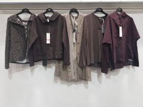 5 PIECE MIXED BRAND NEW CLOTHING LOT CONTAINING 4 X ANIA SCHIERHOLT TOPS/SHIRTS AND 1 X JANE