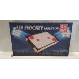 48 X BRAND NEW AIR HOCKEY TABLETOP - INCLUDES TABLE - 2 PUCKS - 2 PADDLES - 48 CM X 28 CM X 6.8 CM -