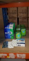 15 X MIXED LOT CONTAINING 8 PACKS OF NICORETTE NICOTINE 4MG GUM FRESHMINT ( 105 PIECE PER PACK ) / 4