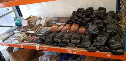 100 PIECE MIX LOT COTAINING BREWOOD COFFEE BEANS 500G , VARIOUS BOOKS TO INCLUDE TWO GREEDY ITALIANS