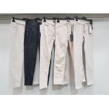 5 PIECE MIXED BRAND NEW PANTS LOT CONTAINING 5 X RAFFAELLO ROSSI PANTS IN VARIOUS SIZES
