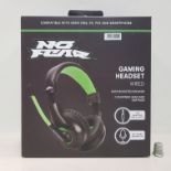 32 X BRAND NEW NO FEAR WIRED GAMING HEADSETS - BASS BOOSTED SPEAKER - 1.4 M CABLE LENGTH - 360