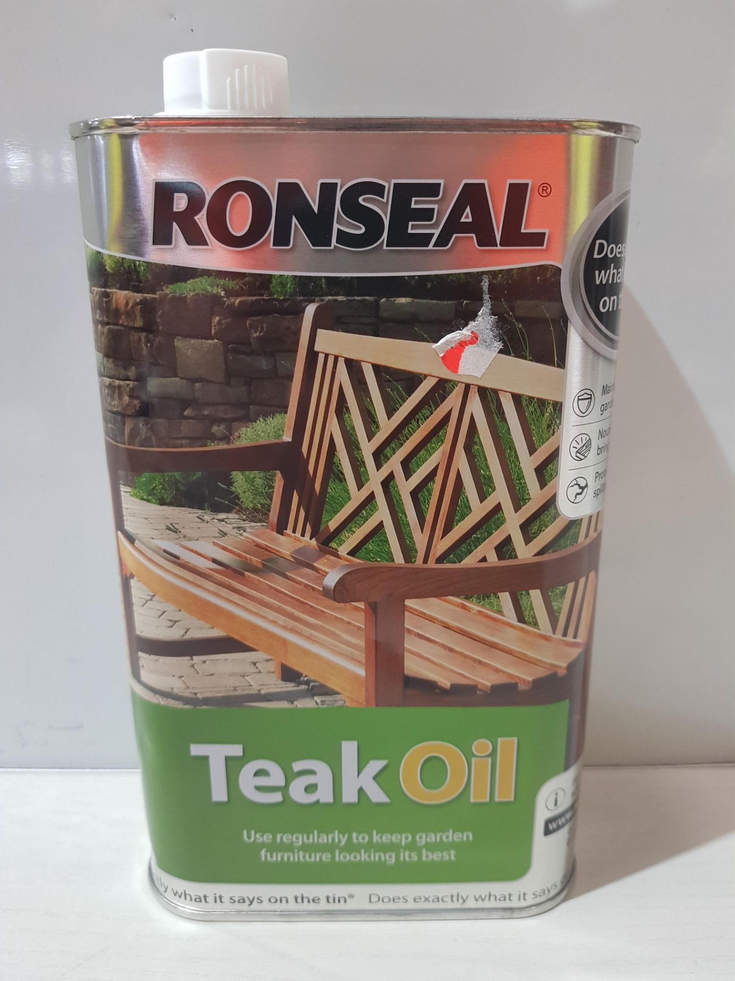 15 X BRAND NEW RONSEAL TEAK OIL - WEATHER PROTECTION - 1 LITRE