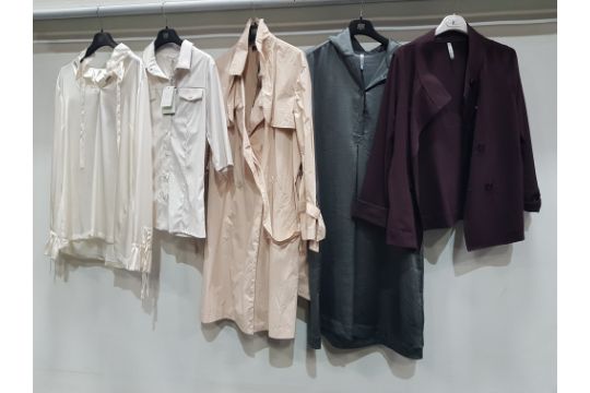 7 PIECE MIXED BRAND NEW CLOTHING LOT CONTAINING 1 X JANE LUSHKA JUMP SUIT, 2 X ANNIE SCHIERHOLT