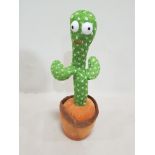 45 X BRAND NEW PACK OF 2 SINGING AND DANCING PLUSH CACTUS - RECORDING FUNCTION - 120 ENGLISH SONGS -