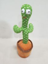 45 X BRAND NEW PACK OF 2 SINGING AND DANCING PLUSH CACTUS - RECORDING FUNCTION - 120 ENGLISH SONGS -