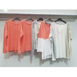5 PIECE MIXED BRAND NEW CLOTHING LOT CONTAINING 5 X KINROSS CASHMERE BLOUSES IN VARIOUS SIZES