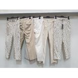 5 PIECE MIXED BRAND NEW PANTS LOT CONTAINING 3 X JANE LUSHKA - 2 X LUISA CERANO IN VARIOUS SIZES
