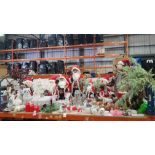 35 + PIECE BRAND NEW MIXED PREMIER CHRISTMAS LOT CONTAINING 80 CM , 50 CM AND 45 CM SKADI SANTA WITH