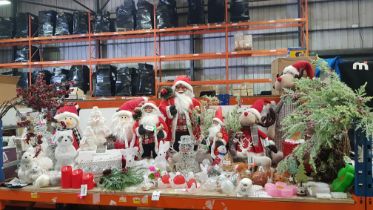 35 + PIECE BRAND NEW MIXED PREMIER CHRISTMAS LOT CONTAINING 80 CM , 50 CM AND 45 CM SKADI SANTA WITH