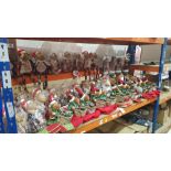 55 + PIECE BRAND NEW MIXED PREMIER CHRISTMAS LOT CONTAINING REINDEER PUSHING WHEELBARROW / A WOOLY