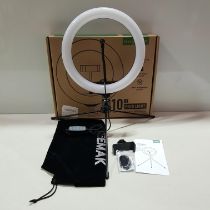 30 X BRAND NEW JEEMAK PC50 10 INCH RING LIGHT WITH TABLETOP 360 DEGREE ROTATABLE STAND AND PHONE