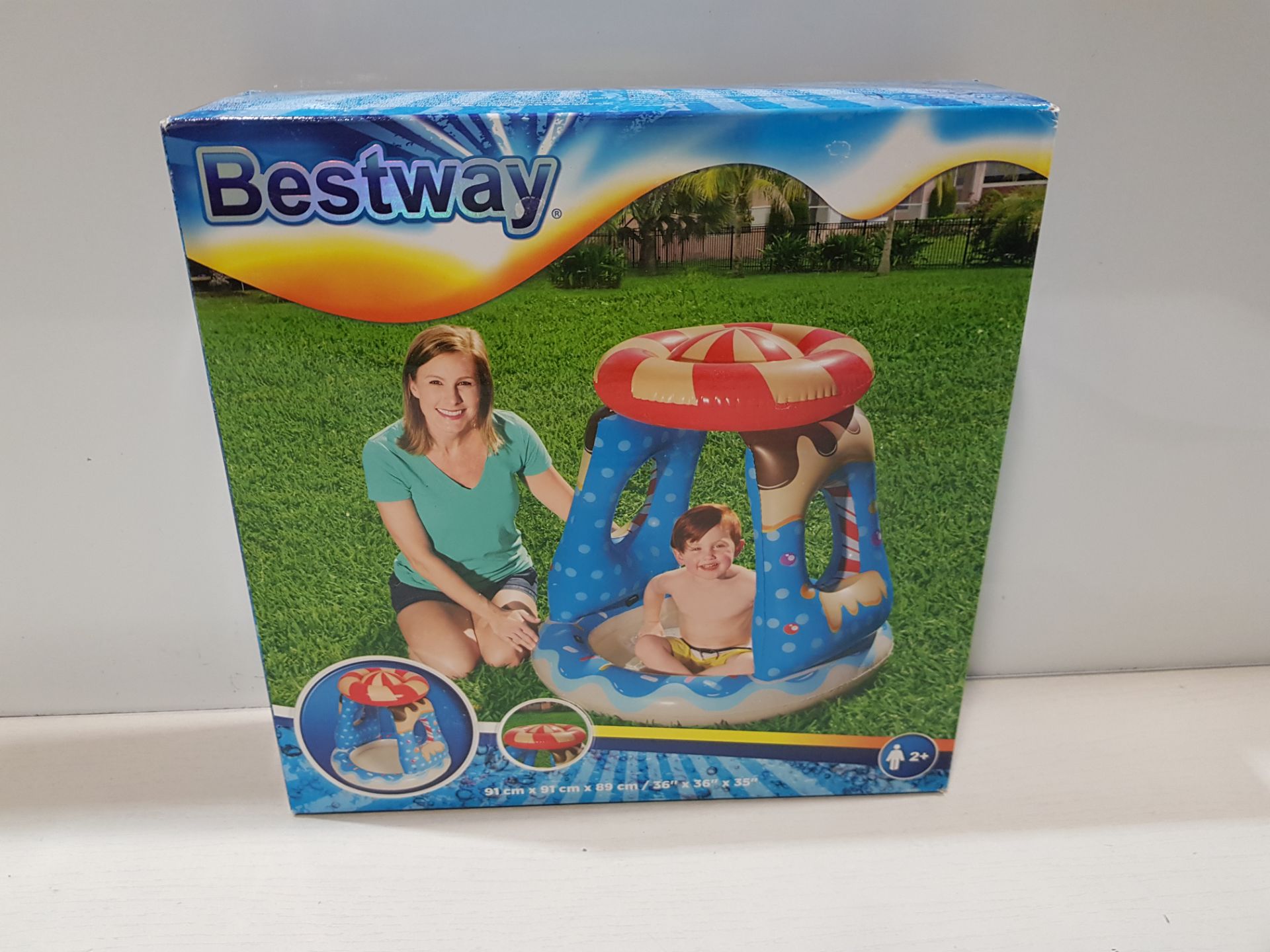 9 PIECE BRAND NEW MIXED POOL LOT CONTAINING 7 X BESTWAY CANDYVILLE BABY INFLATABLE PADDLING POOL