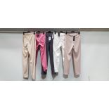 5 PIECE MIXED BRAND NEW PANTS LOT CONTAINING 2 X LUISA CERANO PANTS, 2 X JOSEPH RILKOFF PANTS AND