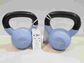 20 X BRAND NEW SETS OF 2 USA PRO 6 KG KETTLEBELLS ( 40 TOTAL ) - IN 20 BOXES