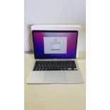 1 X APPLE MACBOOK AIR ( MODEL A2337) / 13 INCH SCREEN / APPLE M1 CHIP / 8 GB UNIFIED MEMORY /