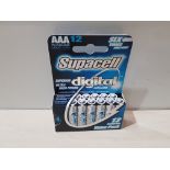 96 X BRAND NEW PACKS OF 6 SUPACELL DIGITAL LR03 - AAA BATTERYS - IN 1 BOX
