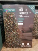 4 X BRAND NEW PREMIER 1000 LED TREEBRIGHTS - 1 X RAINBOW - 1 X WARM WHITE - 1 X VINTAGE GOLD - 1 X