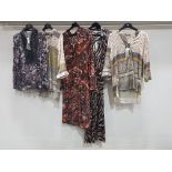 5 PIECE MIXED BRAND NEW CLOTHING LOT CONTAINING 5 X CHARLOTTE SPARRE DRESSES/SHIRTS IN VARIOUS