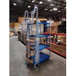 BRAND NEW HEAVY DUTY STEP TRAY/MOBILE PICKING TROLLEY (4 STEPS) STILL PACKAGED