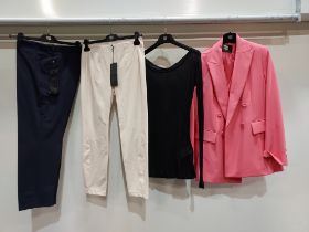 10 PIECE MIXED BRAND NEW RIANI CLOTHING LOT CONTAINING SHIRT, DENIM JEANS, PANTS, BLAZER AND BLOUSES