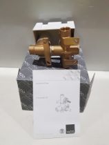3 X BRAND NEW VADO DX VALVE CONCEALED PART FOR 148 DX THERMO VALVE BV FITTED - IN BRASS FINISH