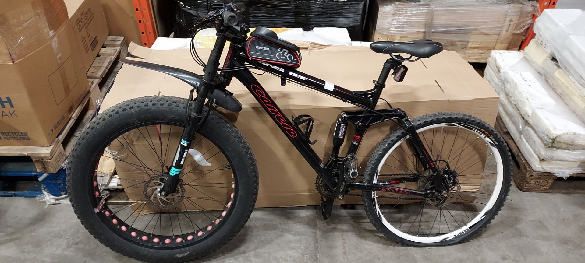 1X CARRERA RANSHEE MOUNTAIN BIKE, 21 GEARS, SIZE 50CM, FRONT FORK SUSPENSION, SPRING SUSPENSION,