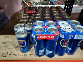 45 X BRAND NEW CANS OF FOSTERS - 36X 568ML - 9X440ML