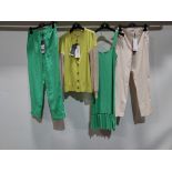 10 PIECE MIXED BRAND NEW RIANI CLOTHING LOT CONTAINING PANTS, DRESSES, CARDIGAN AND BLOUSE ALL IN
