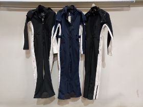 3 X BRAND NEW JACK WILLS SKI SUITS - 2X BLACK AND WHITE UK 10-14 1X NAVY AND WHITE UK14 - RRP - £