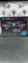 13 X SKY GLOW PRO HD HIGH PERFORMANCE RC - HD PRO FOLDING DRONE - WITH HD PRO CAMERA - GLOW BLADES -