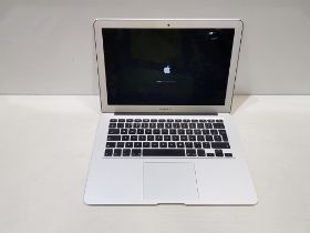 1 X APPLE MACBOOK AIR (A1466) - 120 GB SSD HDD - 4 GB RAM - WITH NO CHARGER NO BOX FULLY WIPED - O/S