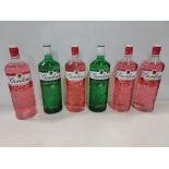 6 X BRAND NEW 1L GORDON'S GIN IN LONDON DRY GIN AND PREMIUM PINK