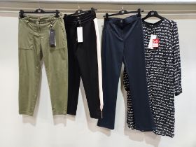 10 PIECE MIXED BRAND NEW RIANI CLOTHING LOT CONTAINING JEANS, CHINOS, JACKET, AND DRESS ALL IN MIXED