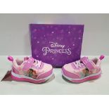 10 X BRAND NEW DISNEY PRINCESS INFANT TRAINERS IN SIZES C5, C6, C12, C13, UK2 (PLEASE NOTE SOME