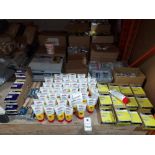 APPROX 100+ PIECE MIXED LOT CONTAINING DIAL SCREWS 4X 70MM - SONAX AUSPUFF EXHAUST REPAIR PASTE -