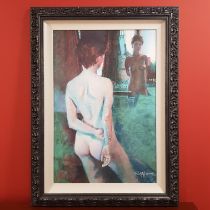 SIGNED MIRRORED IMAGE BY ROLF HARRIS DATE OF RELEASE AUTUMN 2004 SIZE 28 / 18.5 EXCL MOUNT & FRAME