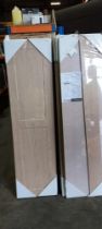 17 X WICKES FRONT AND END BATH MDF WOOD PANELS 170 X 46CM (PLEASE NOTE CUSTOMER RETURNS)