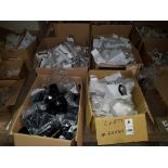 500 + PIECE BRAND NEW MIXED LOT CONTAINING POLYPIPE 0GEE GUTTER 135 DEG EXTERIOR ANGLE CONNECTORS (